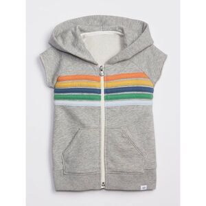 GAP BabyGAP Toddler Kids 5 Sleeveless Striped Jacket Hoody